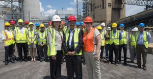 BASF and Linde joined representatives from Southern Company, Alabama Power, DOE, EPRI and the University of Illinois at the July 19 celebration and tour of the National Carbon Capture Center.